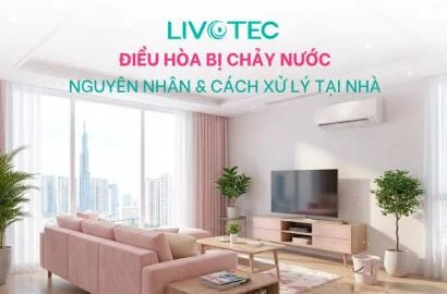 Điều hòa bị chảy nước