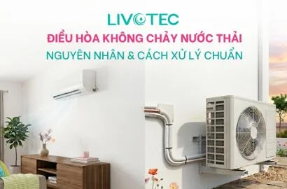 Điều hòa không chảy nước thải