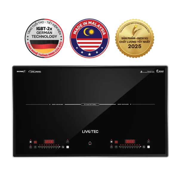 Bếp từ đôi Livotec Smart WiFi LIO-888VT 1