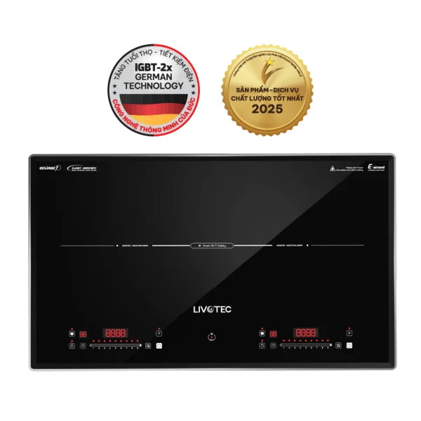 Bếp từ đôi Livotec Smart WiFi LIO-888VT