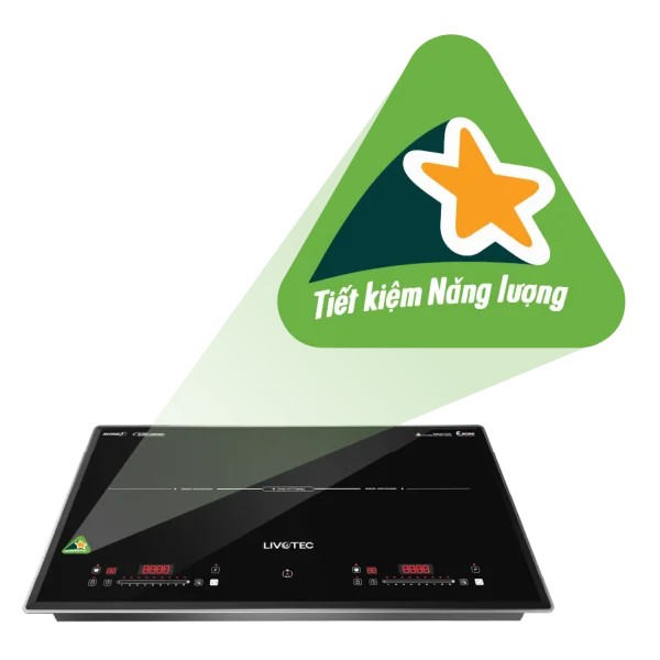 Bếp từ đôi Livotec Smart WiFi LIO-888VT 4