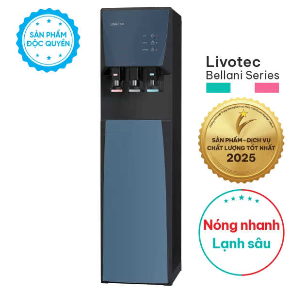 Cây nước nóng lạnh hút bình Livotec LD206