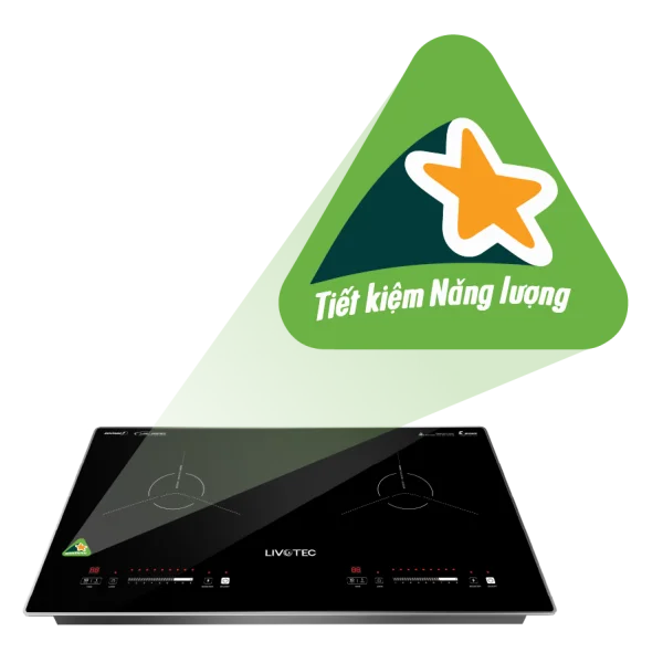 Bếp từ đôi Livotec E-smart LIO-555V 4