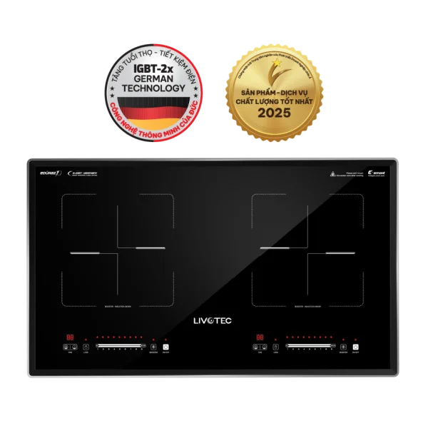 Bếp từ đôi Livotec E-smart LIO-666VT 1