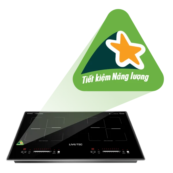 Bếp từ đôi Livotec E-smart LIO-666VT 4