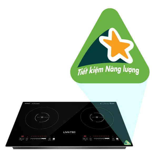 Bếp từ đôi Livotec E-smart LIO-556V 2