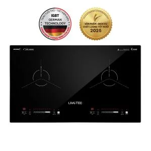 Bếp từ đôi Livotec E-smart LIO-555V