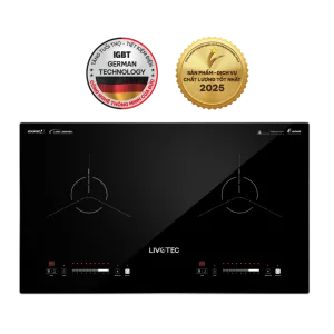 Bếp từ đôi Livotec E-smart LIO-555V