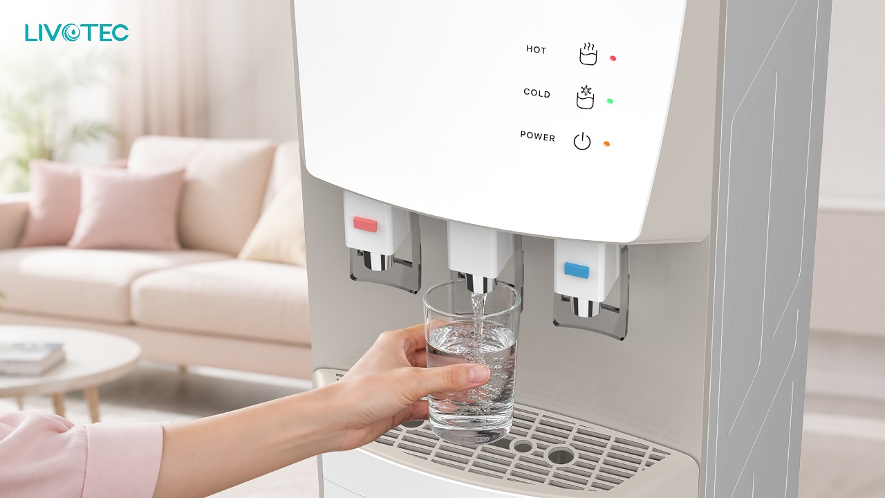 Cây nước nóng lạnh Livotec LD200 3 chế độ nước