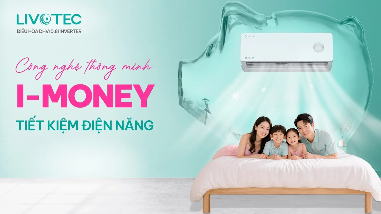 Livotec DHV10.8I Inverter tiết kiệm điện i-Money