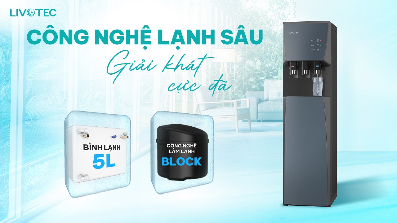 Livotec LD206 bình lạnh dung tích lớn