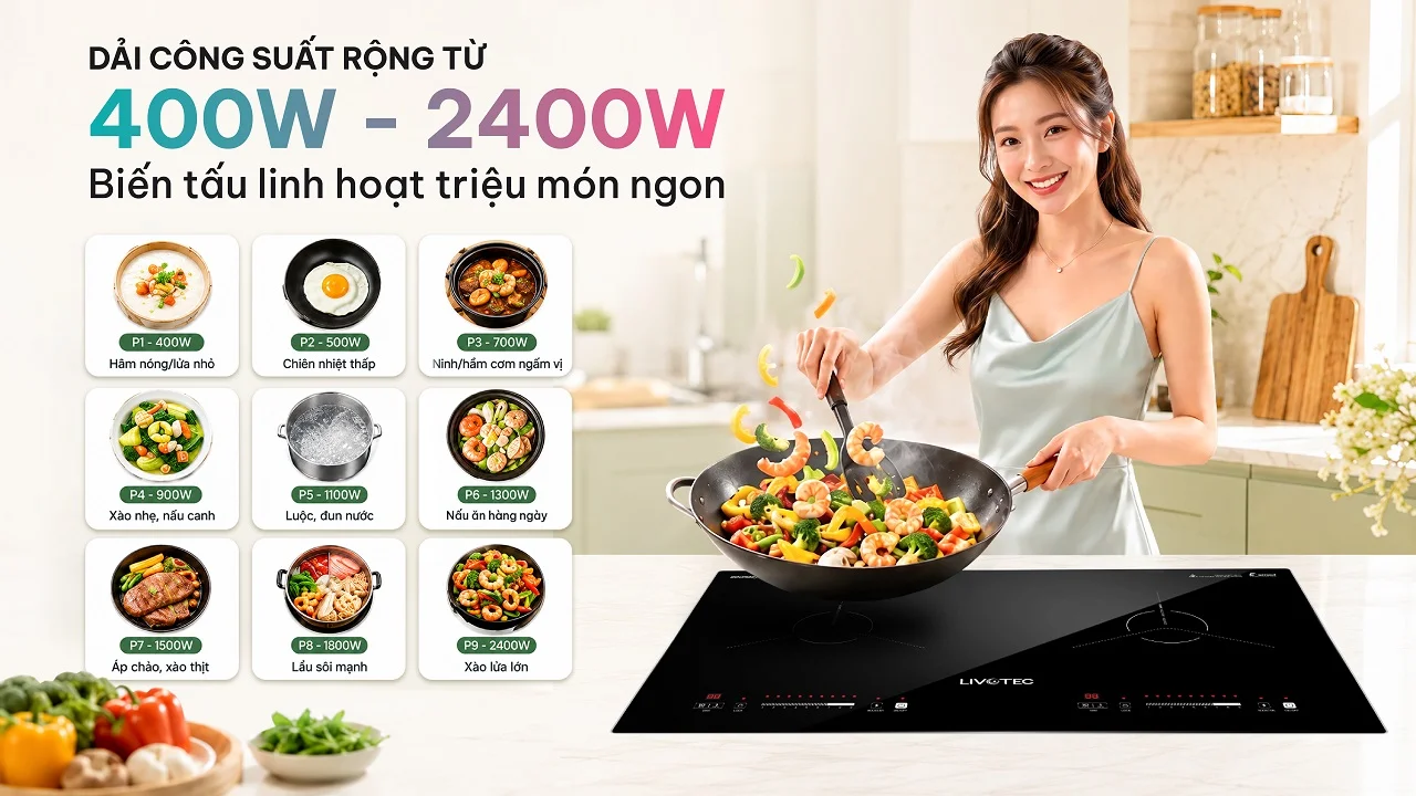 Livotec LIO-555V 9 mức công suất
