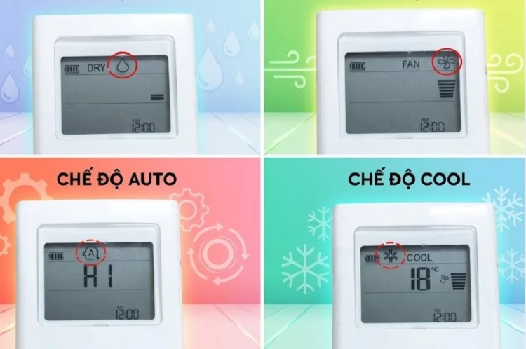 Chế độ Dry của điều hòa tiết kiệm điện hơn chế độ Cool