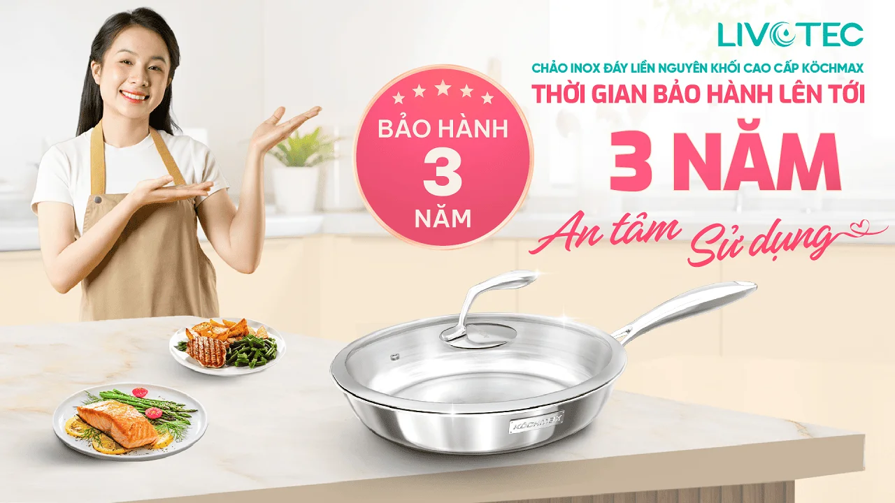 Chảo KOCHMAX KMP-28 bảo hành chính hãng 3 năm