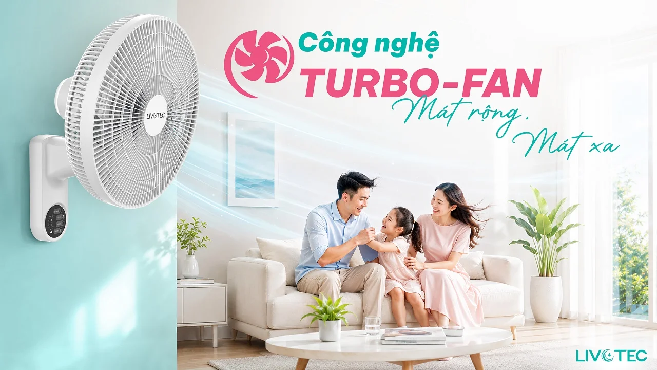 Công nghệ Turbo-Fan trên Livotec W-450
