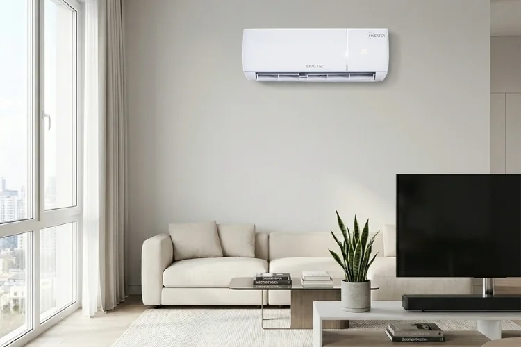 Điều hòa 18000BTU Livotec trong phong khách