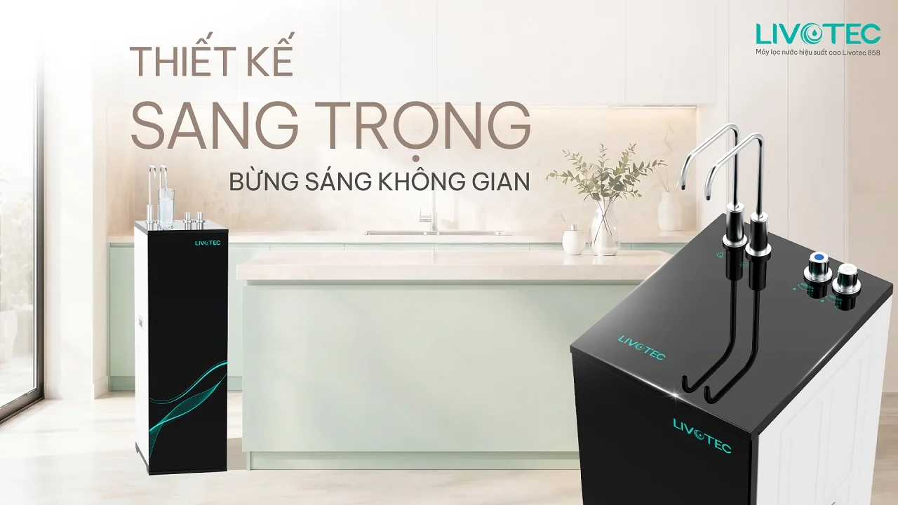 Livotec 858 sở hữu thiết kế hiện đại tinh tế