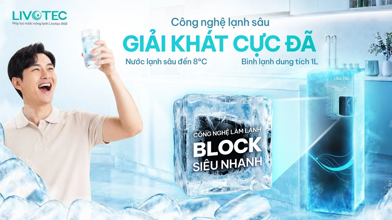 Livotec 868 làm lạnh sâu với công nghệ Block