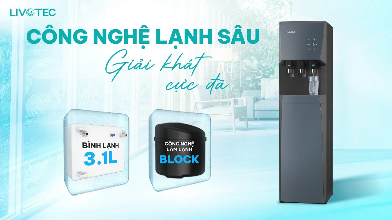 Livotec LD206 bình lạnh dung tích lớn