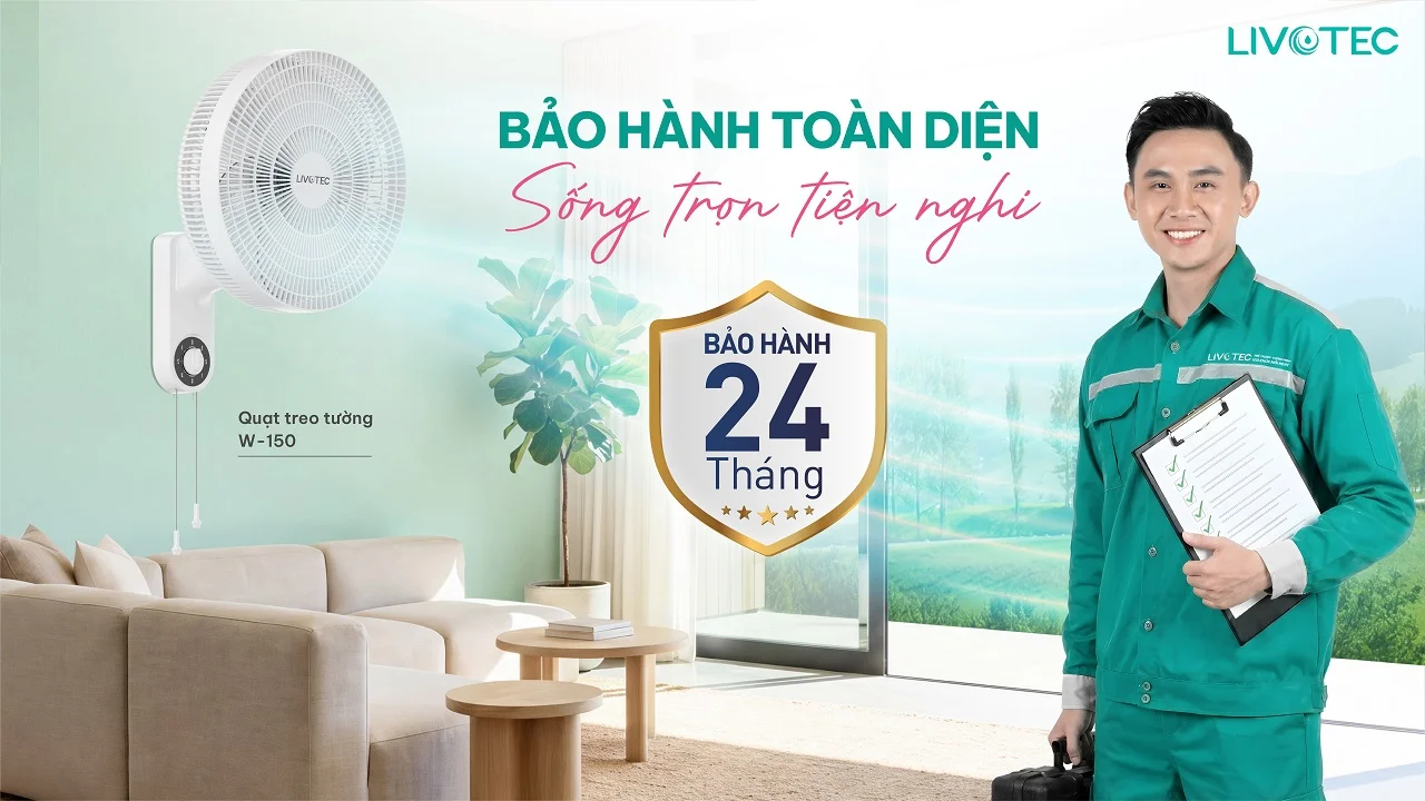 Livotec W-150 bảo hành chính hãng 24 tháng