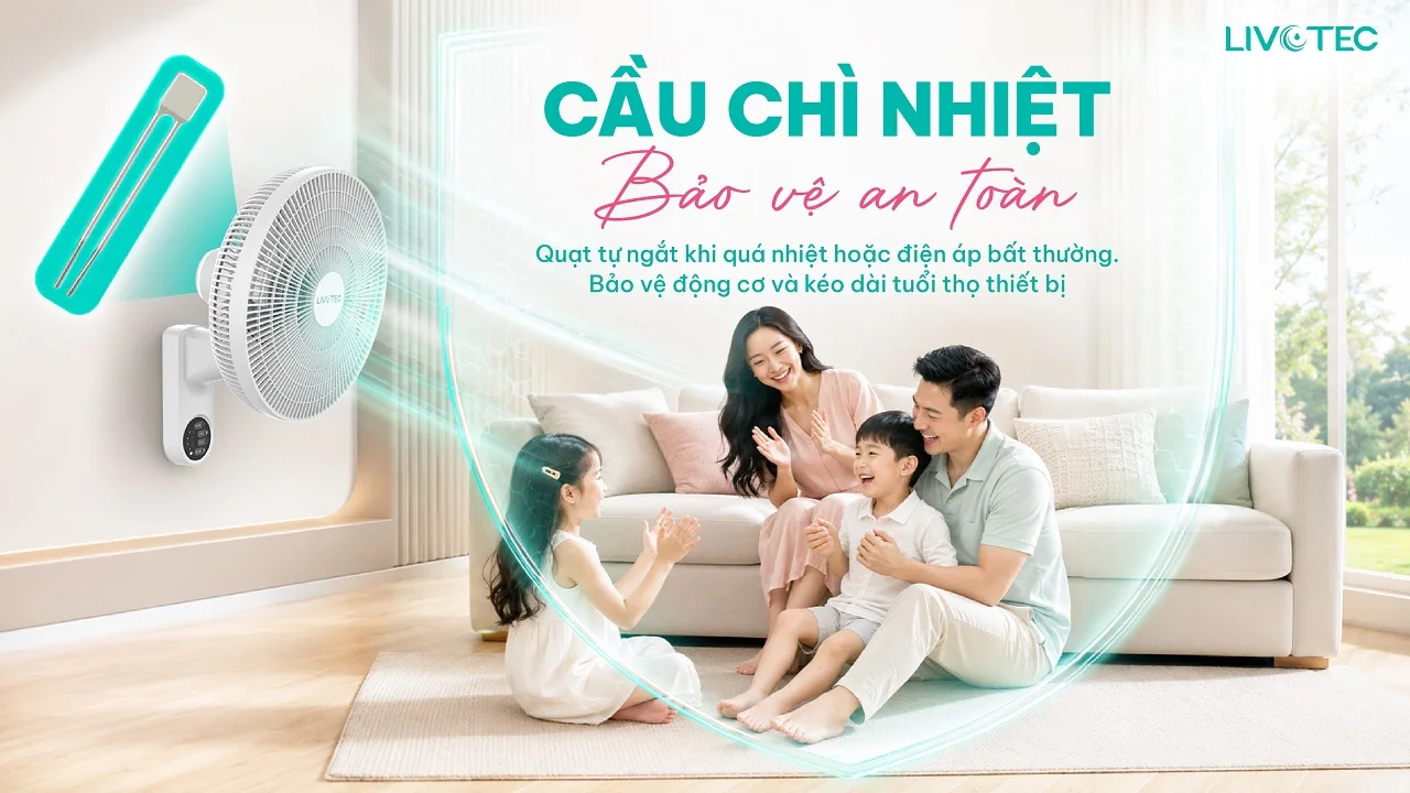 Livotec W-450 cầu chì nhiệt an toàn