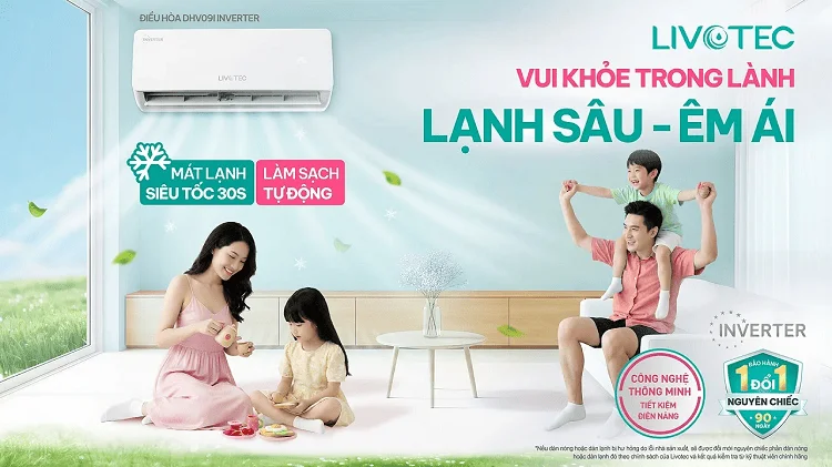 Điều hòa Livotec DHV09I Inverter