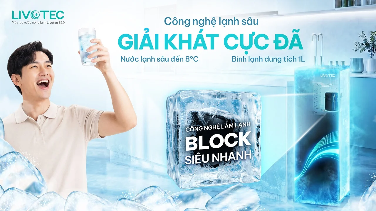 Livotec 639 làm lạnh sâu đến 8 độ C