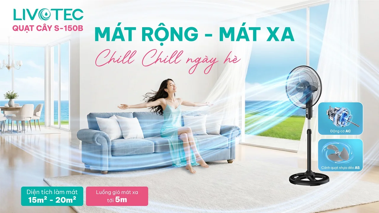 Livotec S-150B làm mát rộng, mát xa