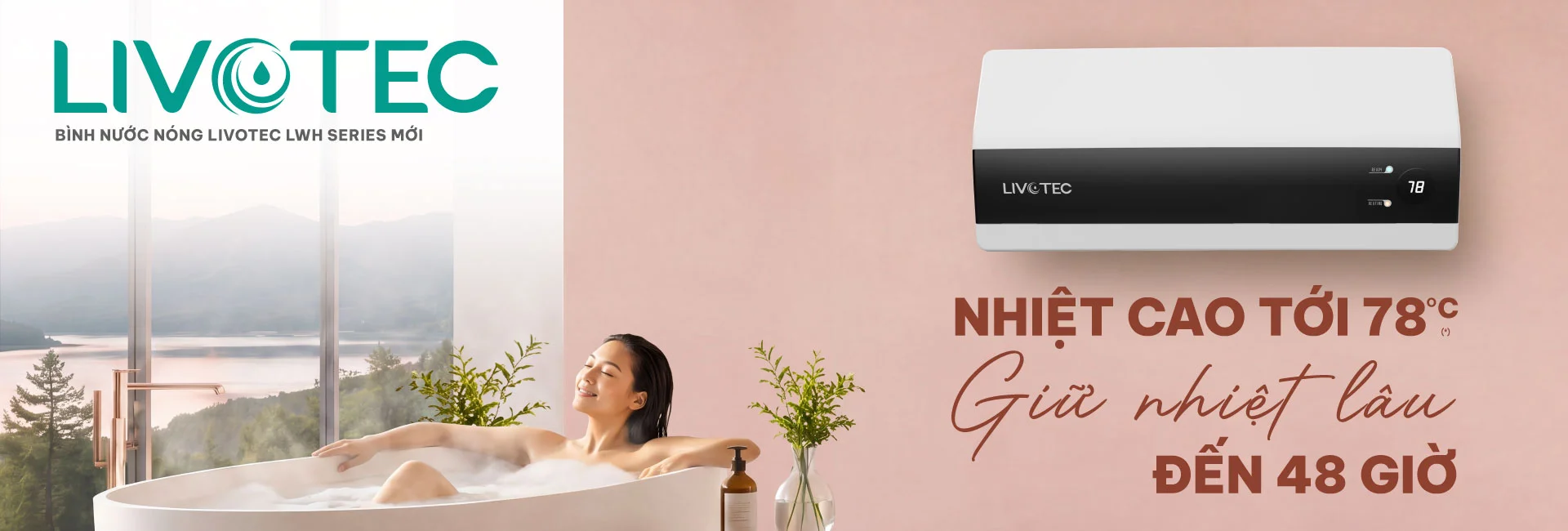 Banner Bình nước nóng Livotec 2026