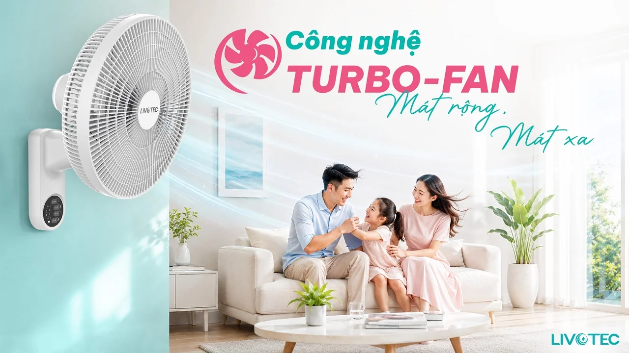 Công nghệ Turbo-Fan trên Livotec W-450