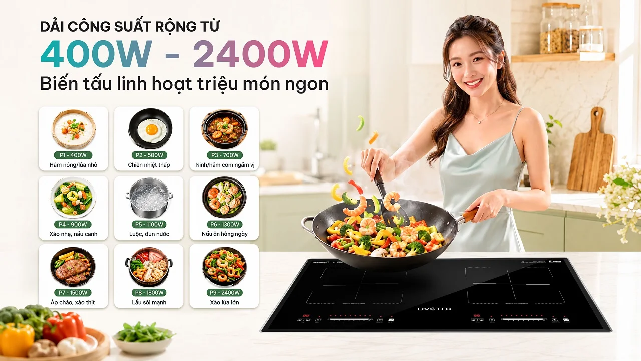 Livotec LIO-666VT 9 mức công suất