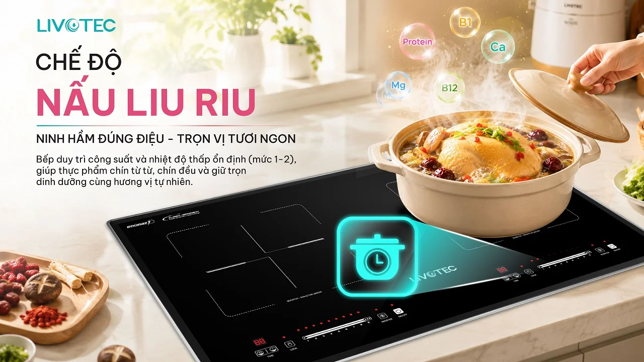 Livotec LIO-666VT chế độ nấu liu riu