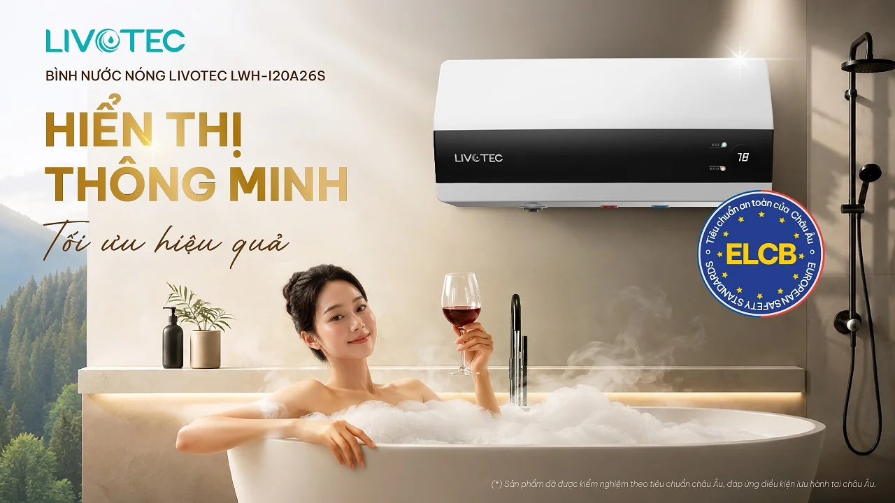 Bình nước nóng gián tiếp Livotec LWH-I20A26S