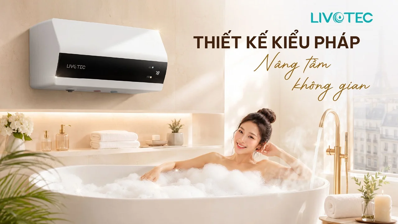 Livotec LWH-I30A26S thiết kế kiểu Pháp sang trọng
