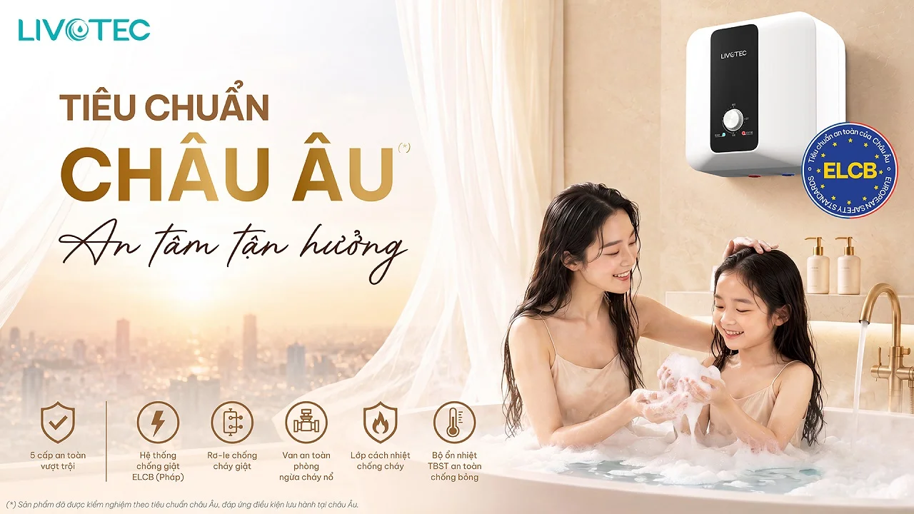 Hệ thống chuẩn Châu Âu của Livotec LWH-V20X26