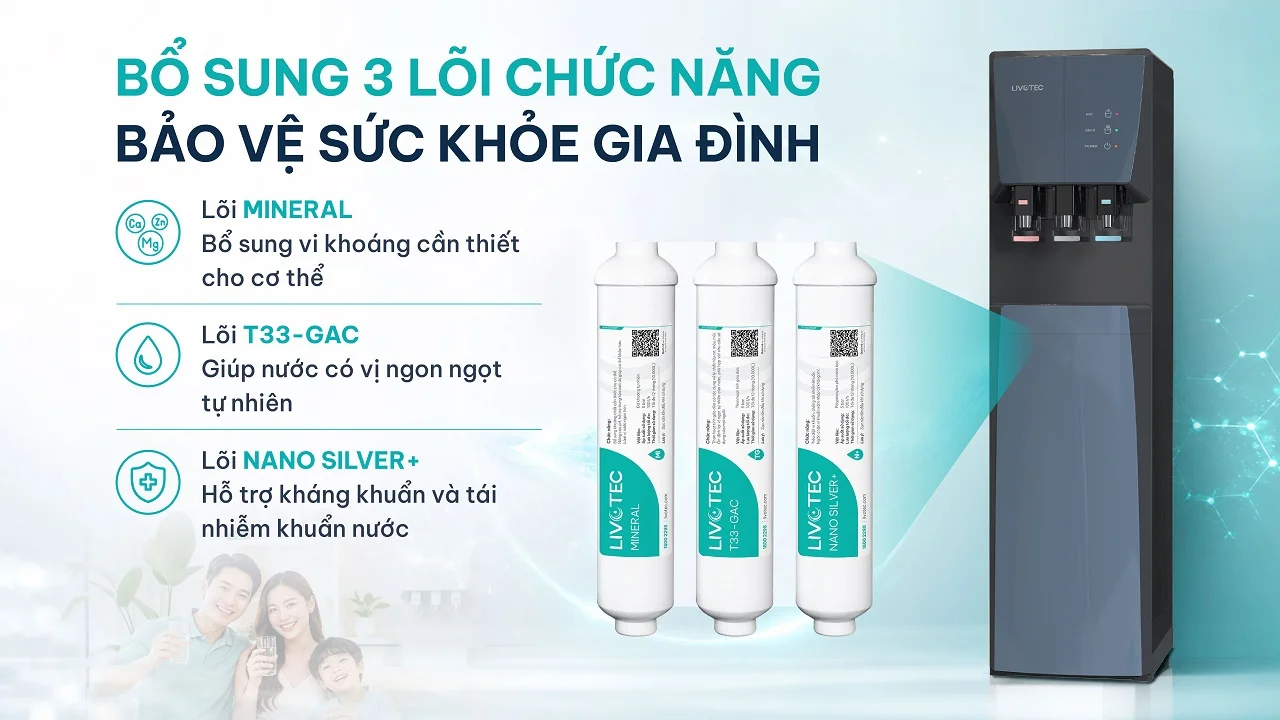 Livotec LX208 bổ sung 3 lõi chức năng