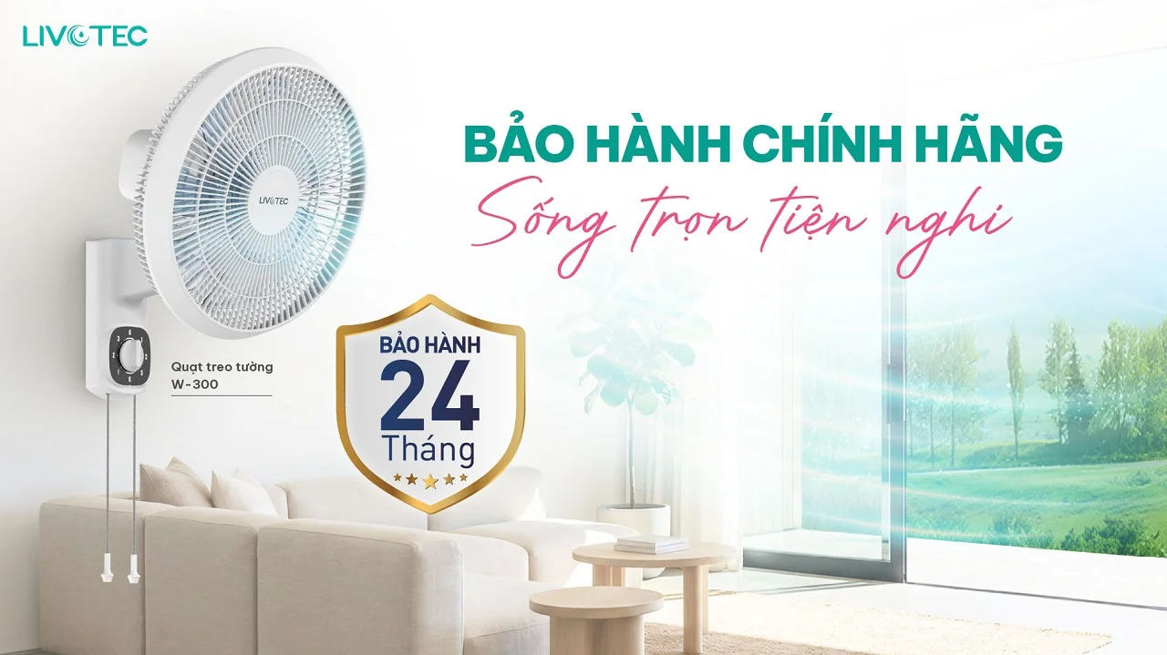 Livotec W-300 bảo hành chính hãng 24 tháng