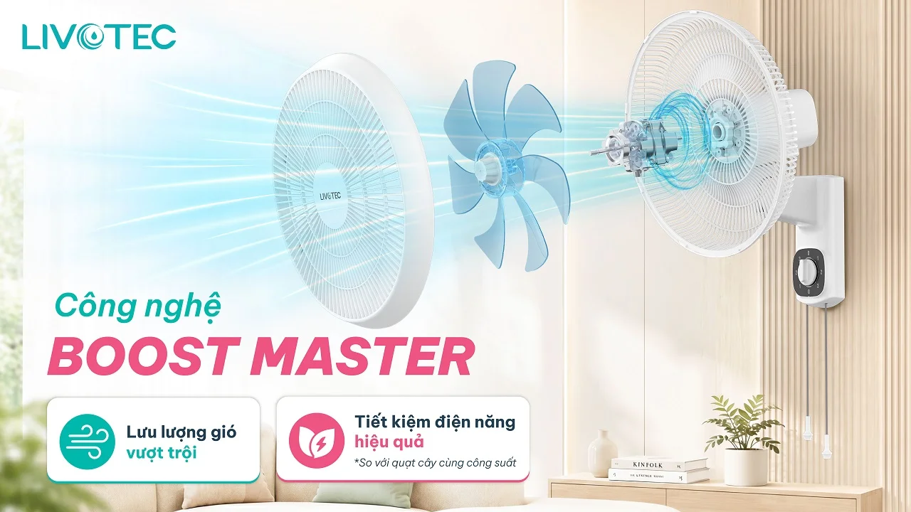 Livotec W-300 công nghệ Boost Master