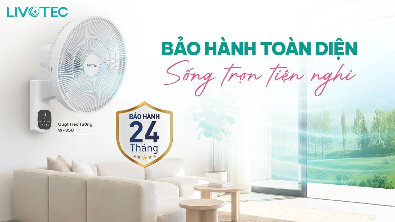 Livotec W-350 bảo hành chính hãng 24 tháng