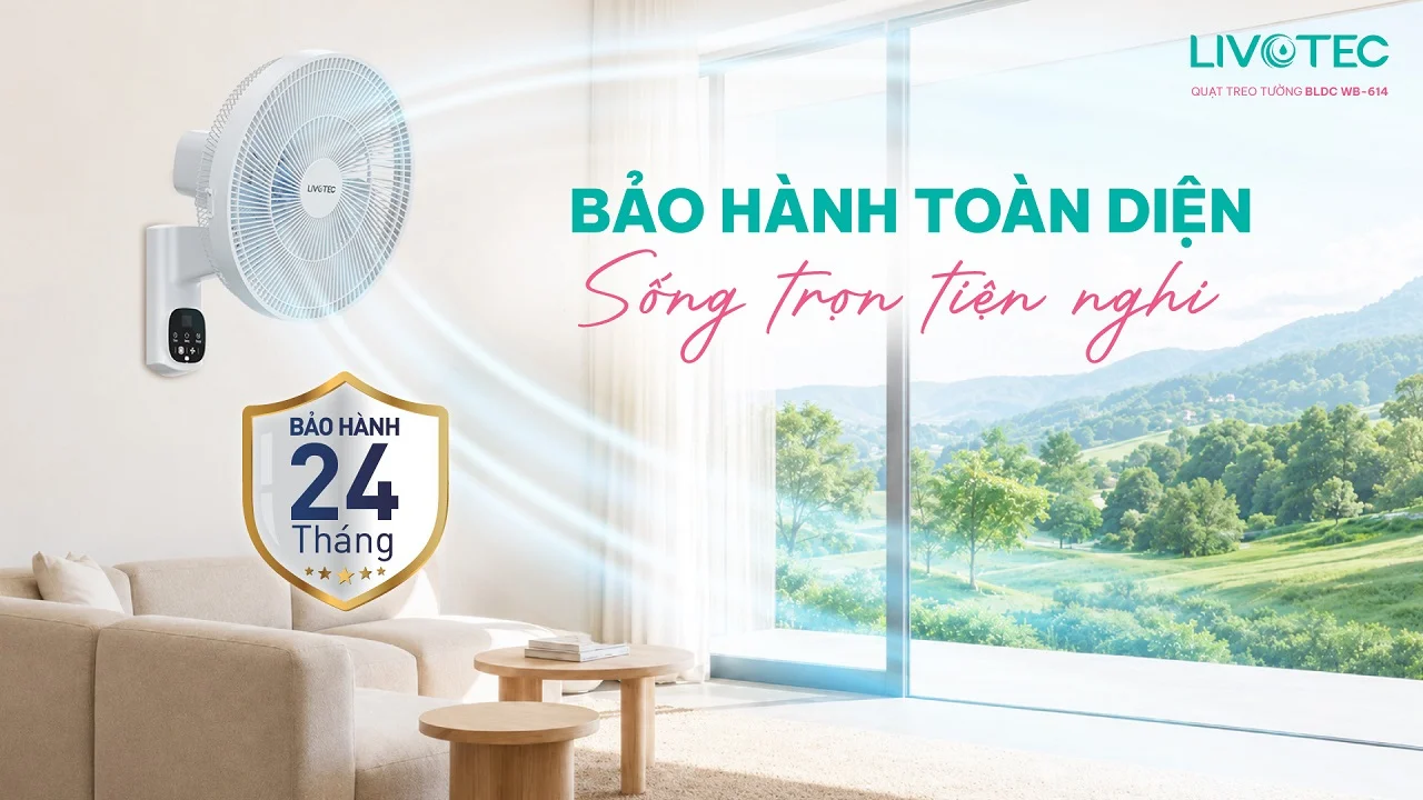 Livotec WB-614 bảo hành chính hãng 24 tháng an tâm sử dụng