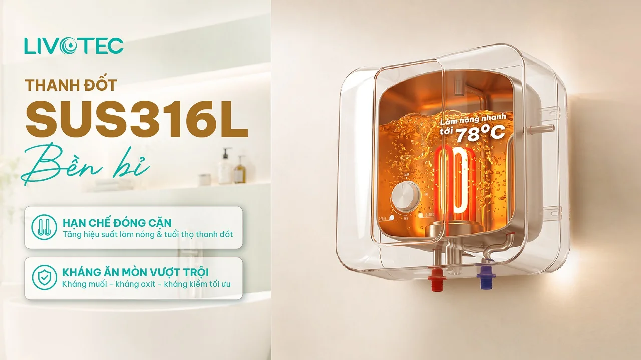 LWH-V20T26 thanh đốt SUS316L gia nhiệt nhanh chống ăn mòn
