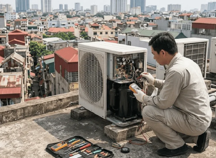 Máy lạnh lỗi bo mạch