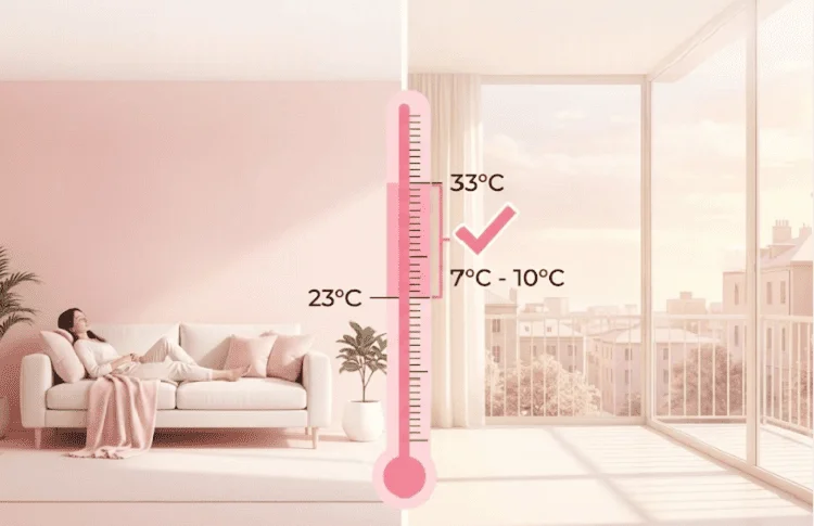Mức chênh lệch nhiệt độ lý tưởng