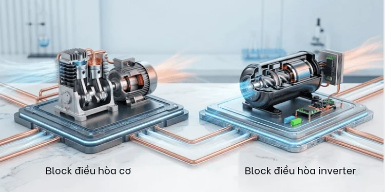 Phân loại lốc điều hòa theo công nghệ