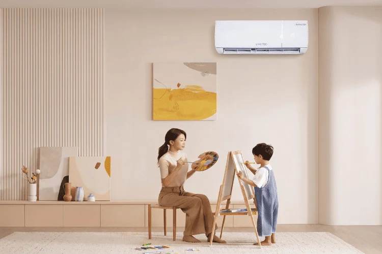 phòng 30m² phù hợp lắp điều hòa công suất 18.000 BTU