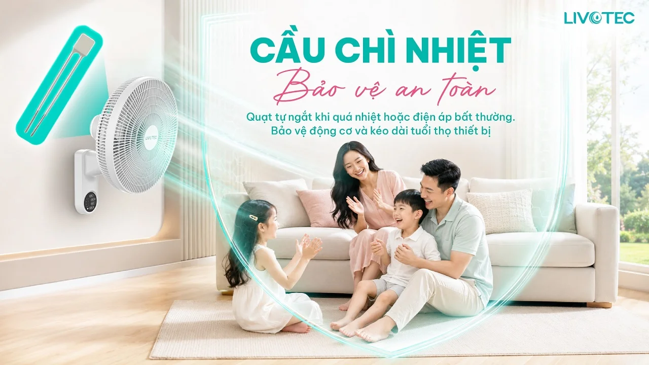 Livotec W-450 cầu chì nhiệt an toàn