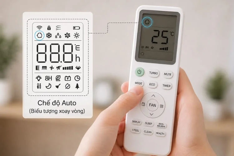 Chế độ Auto trong điều hòa