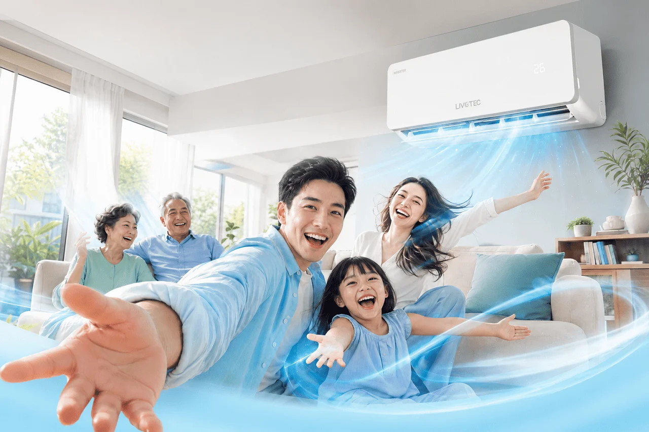 Điều hòa Livotec DHV12J Inverter làm mát nhanh chóng