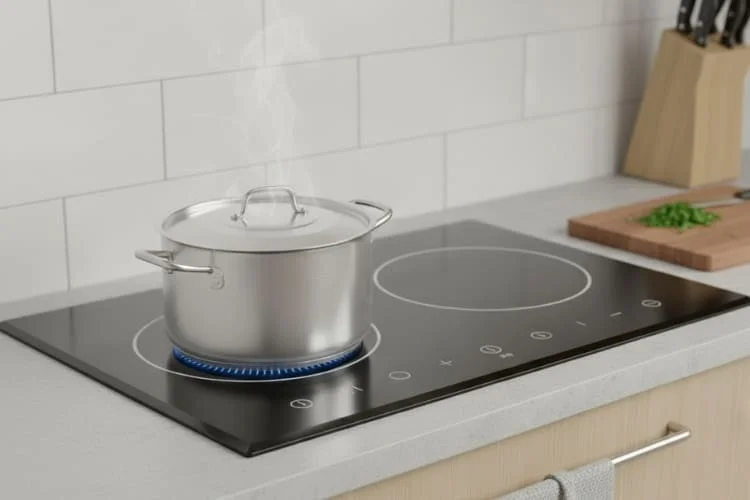 Dùng thử nồi trực tiếp trên bếp từ