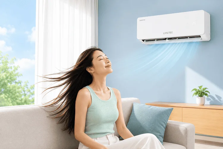 Điều hòa Livotec mát dịu với chế độ fan
